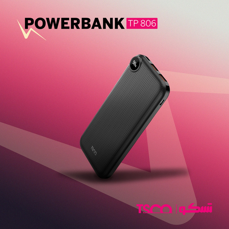 پاور بانک تسکو مدل TP 806 ظرفیت 10000 میلی آمپر ساعت