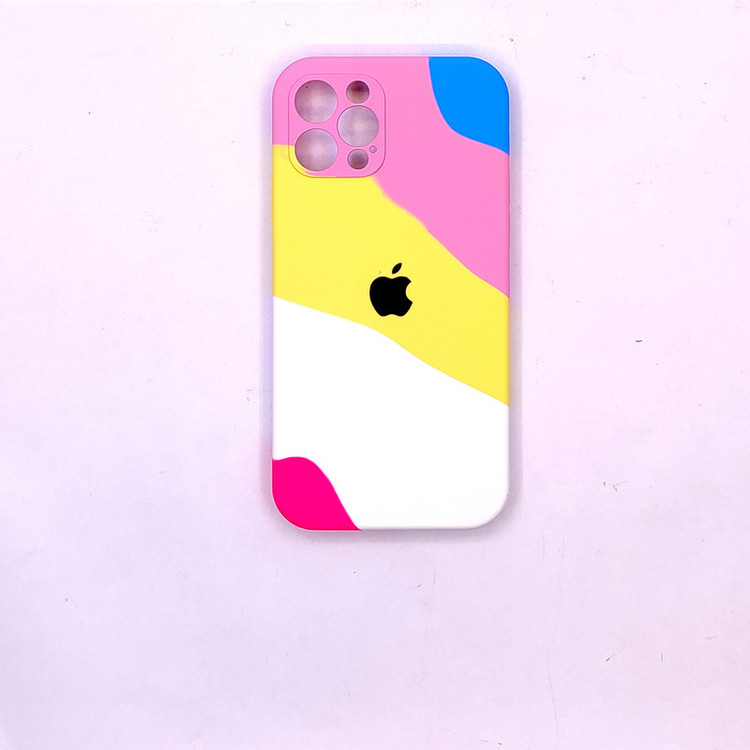 کاور مدل سیلیکونی طرح آبرنگی مناسب برای گوشی موبایل اپل Iphone 13 pro