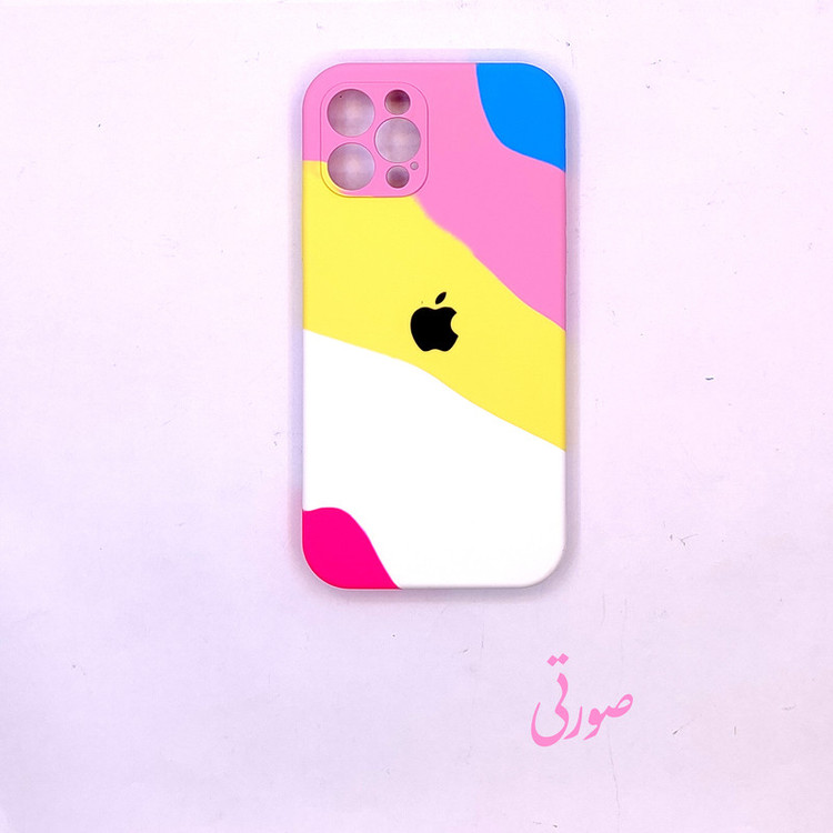 کاور مدل سیلیکونی طرح آبرنگی مناسب برای گوشی موبایل اپل Iphone 13 pro