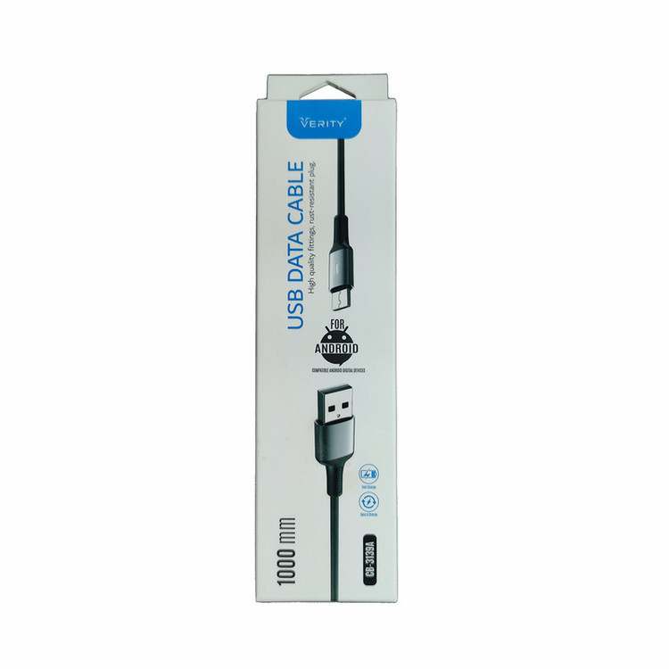 کابل تبدیل USB به microUSB وریتی مدل CB3139A طول 1 متر