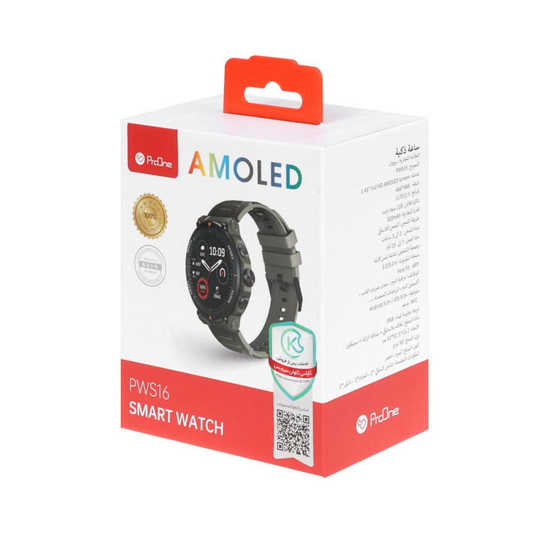 ساعت هوشمند ProOne مدل PWS16 Smart Watch - سبز