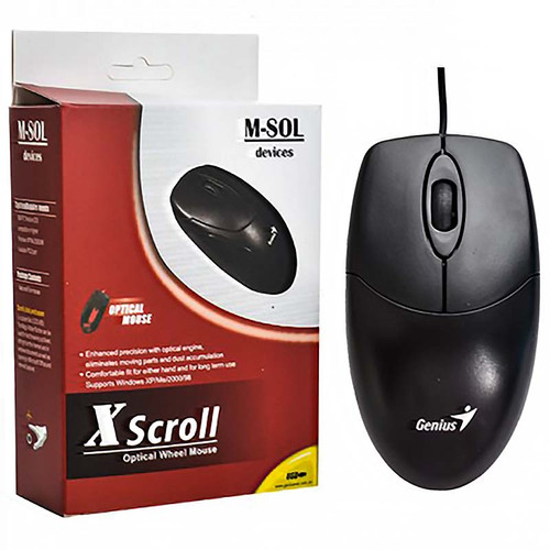 موس سیمی طرح جنیوس Genius Xscroll M-SOL