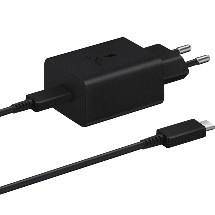 شارژر دیواری 45 وات سامسونگ به همراه کابل تبدیل USB-C