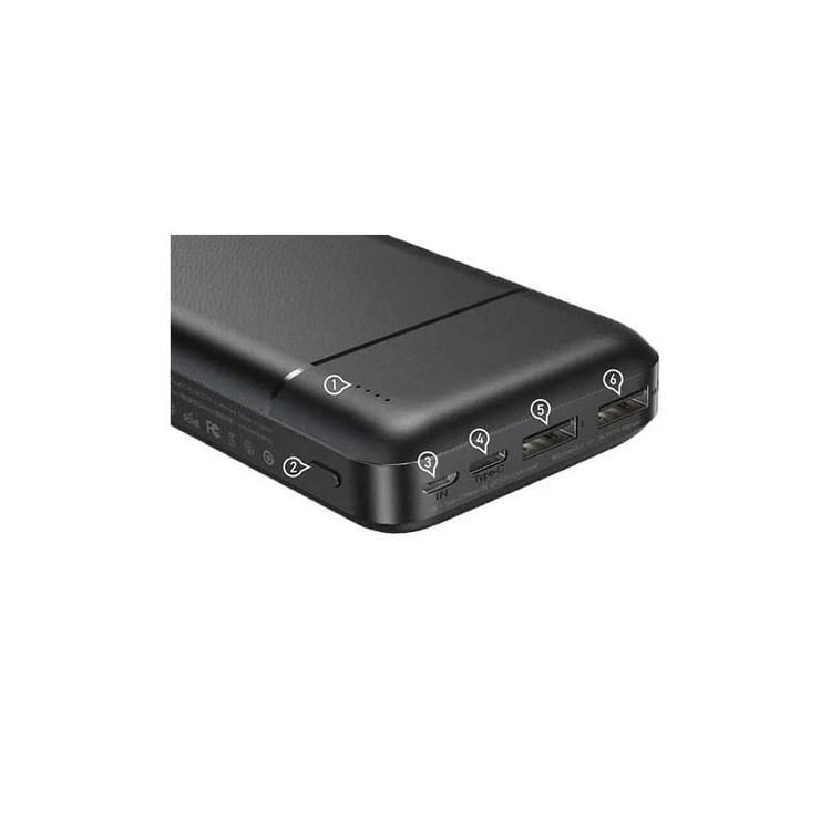 پاوربانک کی پی مدل kp-25 ظرفیت 20000 میلی آمپرساعت