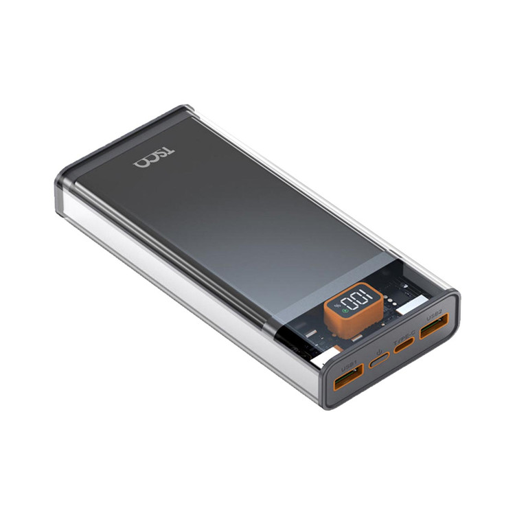 پاوربانک (PD و فست شارژ) TSCO 20W 20000mAh مدل TP 884 - خاکستری