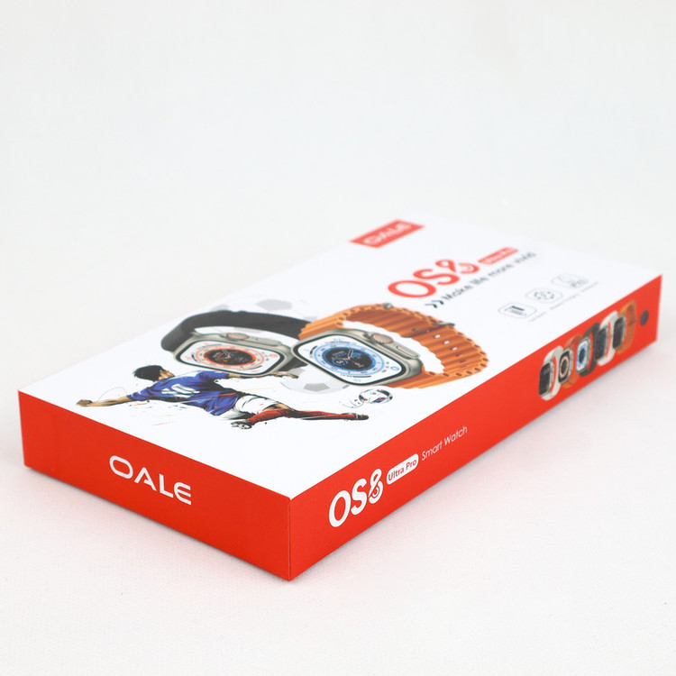 ساعت هوشمند اوآلی مدل OS8 Ultra Pro دارای قابلیت های صفحه نمایش رنگی، صفحه نمایش لمسی، کنترل موسیقی (Music Player) بند سیلیکون