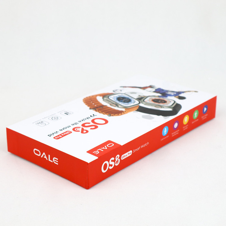 ساعت هوشمند اوآلی مدل OS8 Ultra Pro دارای قابلیت های صفحه نمایش رنگی، صفحه نمایش لمسی، کنترل موسیقی (Music Player) بند سیلیکون