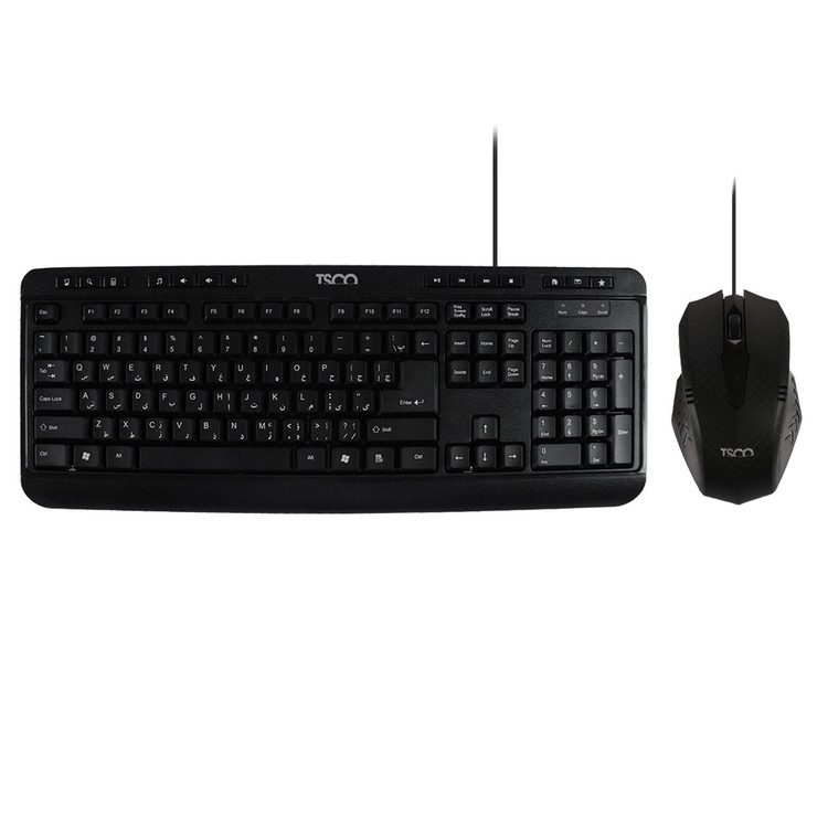 کیبورد و ماوس تسکو مدل TKM 8052 با حروف فارسی