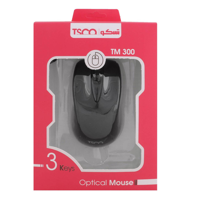 ماوس باسیم TSCO مدل TM 300 - مشکی
