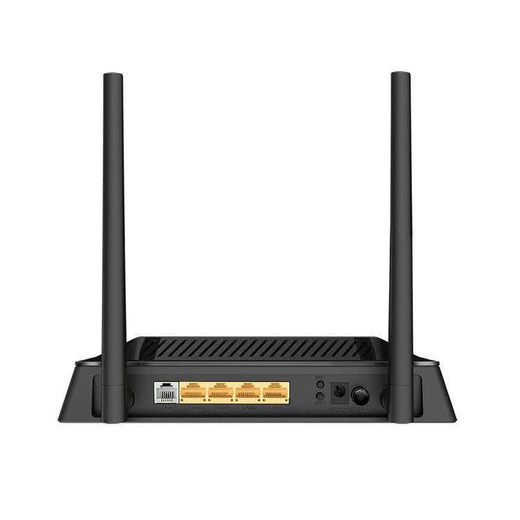 مودم D-link DSL-224 Wireless N300 VDSL2/ ADSl2 + Modem Router - مشکی