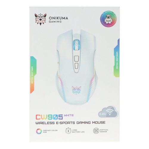 ماوس بی سیم گیمینگ Onikuma مدل CW905 - سفید