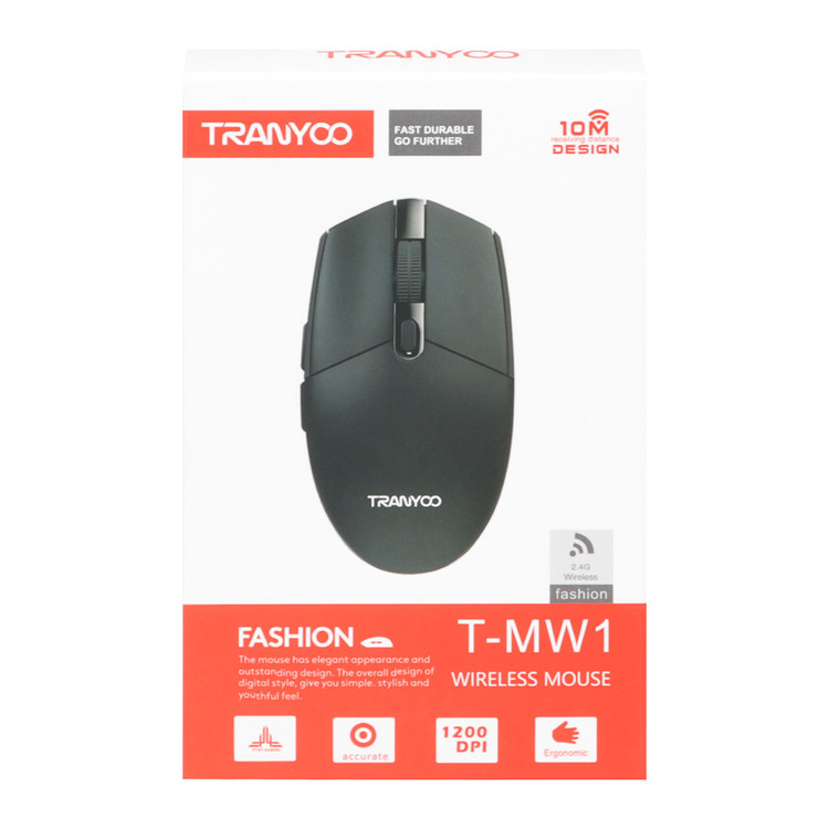 ماوس بی سیم Tranyoo مدل T-MW1 - مشکی