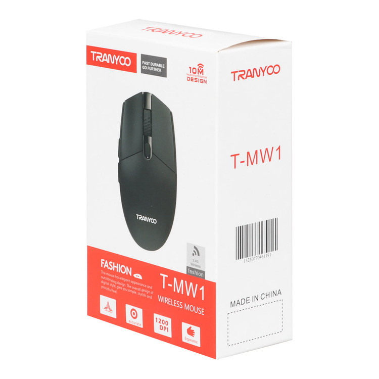 کیبورد و ماوس باسیم Tranyoo مدل T-KM 1021 - مشکی