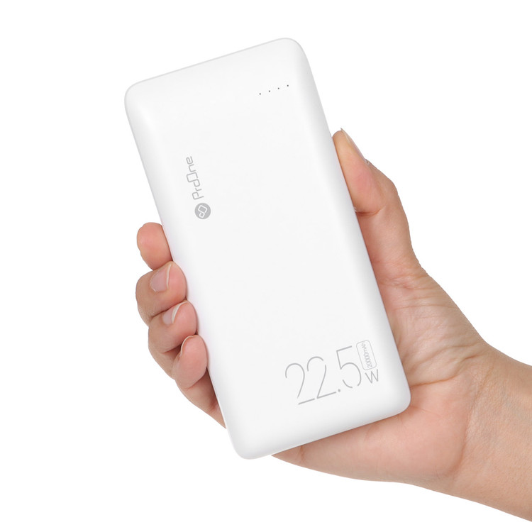 پاوربانک (PD و فست شارژ) ProOne 22.5W 20000mAh مدل PPB5209 -سفید