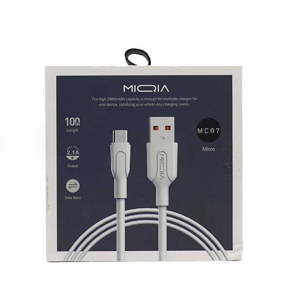 کابل شارژ USB به MicroUSB میکیا مدل MC07 طول 1 متر