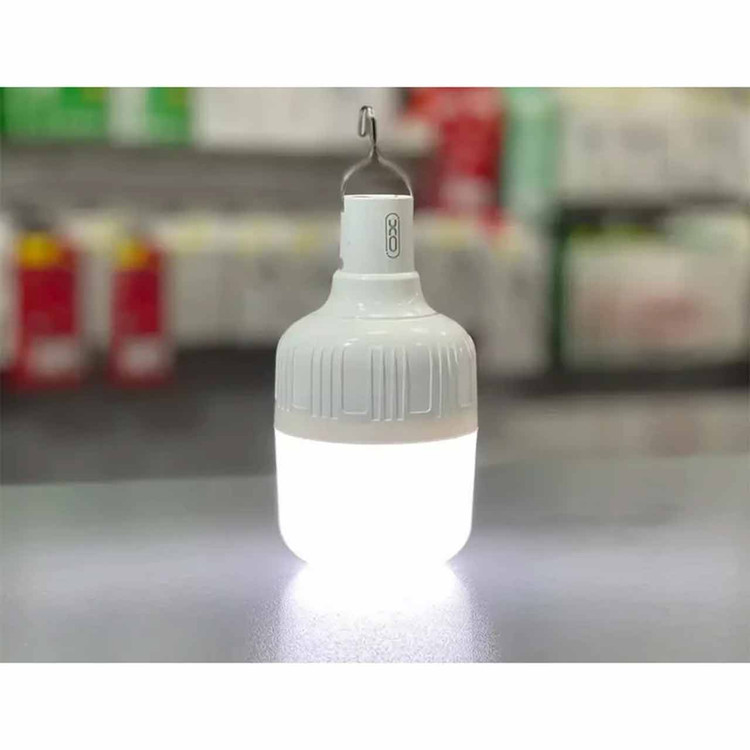 لامپ شارژی XO LED قابلیت نوردهی 3حالته و گیره آویز مدل XO-YH04 - سفید