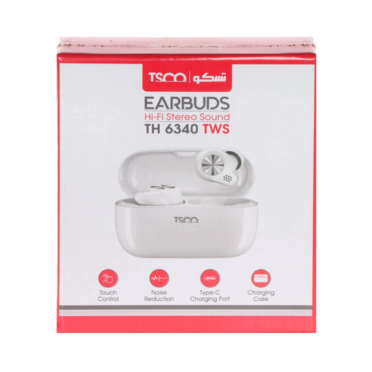 ایرپاد بلوتوثی تسکو مدل TH 6340TWS سفید
