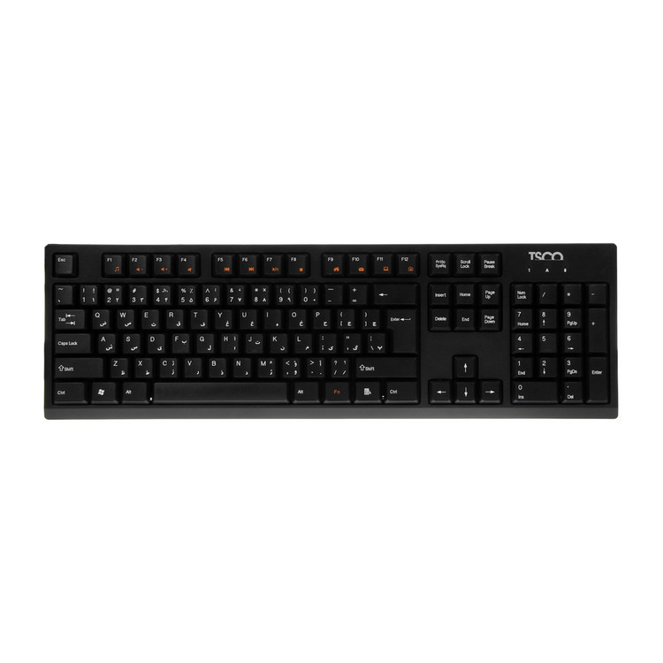 کیبورد و ماوس بی سیم TSCO مدل TKM 7019W - مشکی