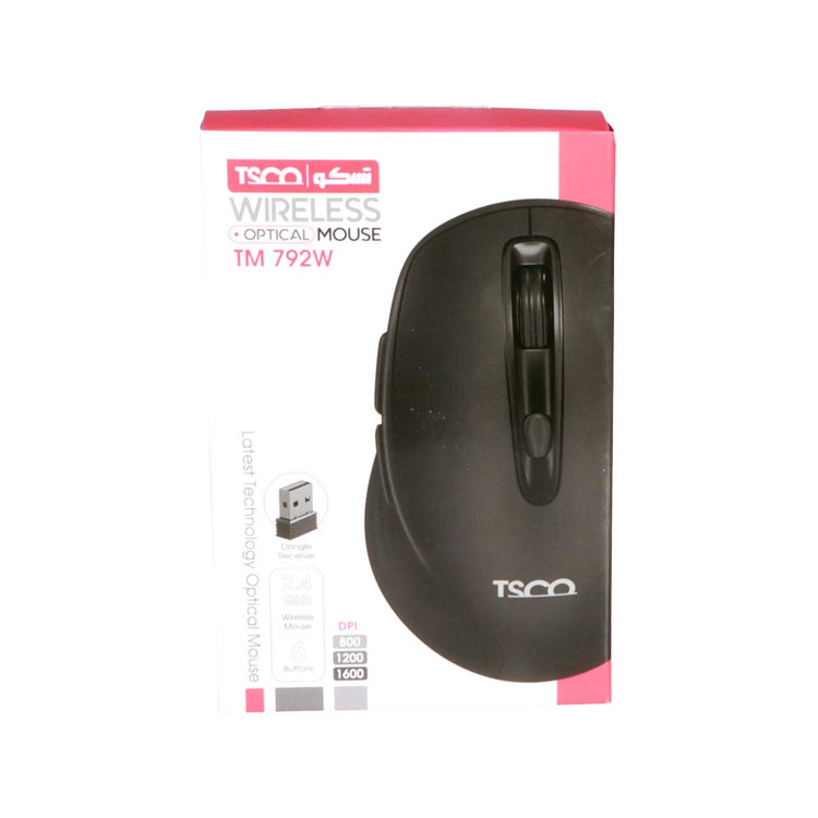 ماوس بی سیم TSCO مدل TM 792W - مشکی