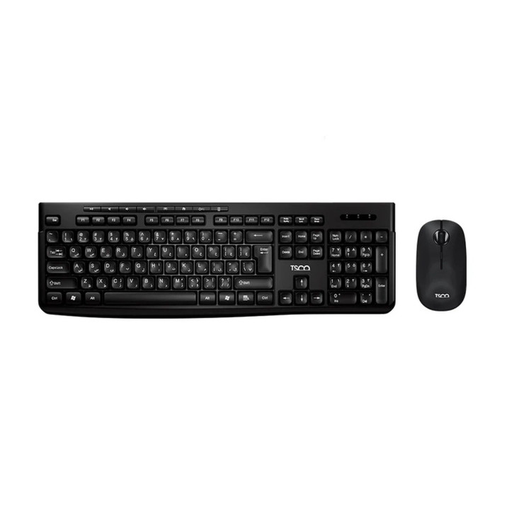 کیبورد و ماوس بی سیم TSCO مدل TKM 7027W - مشکی