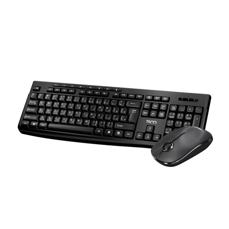 کیبورد و ماوس بی سیم TSCO مدل TKM 7027W - مشکی