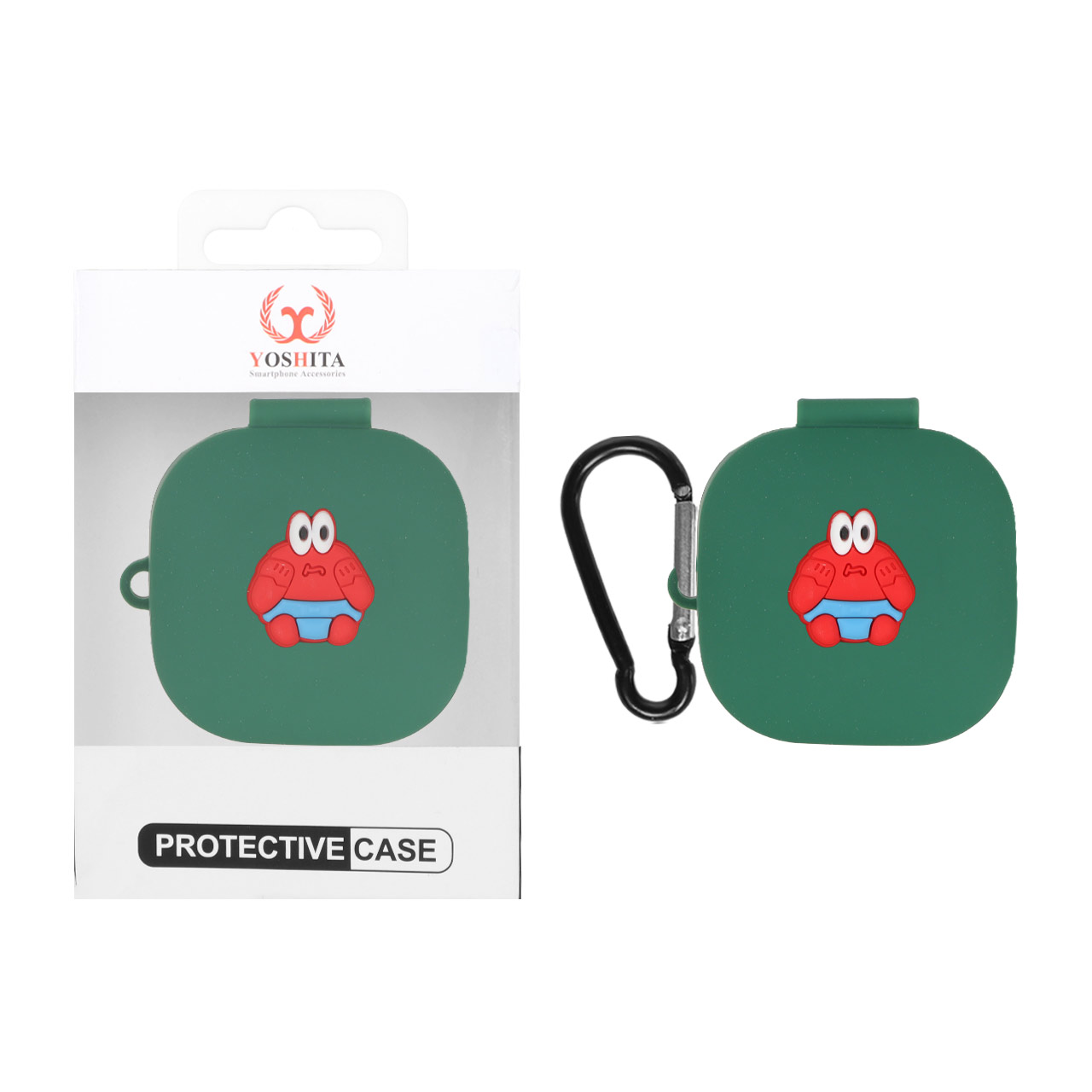 کاور ایرپاد سیلیکونی Yoshita عروسک برجسته QCY T13 - طرح 314 (پک دار)