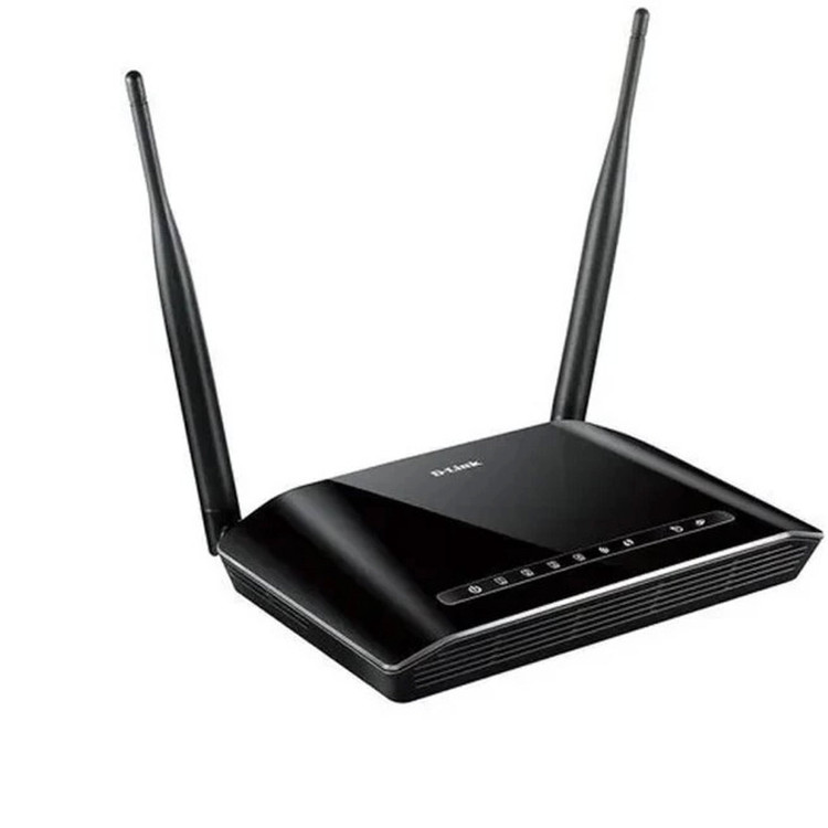 مودم D-link 2750u Wireless N 300 ADSL2+ Modem Router - مشکی ( 36 ماهه آیهان گستر)
