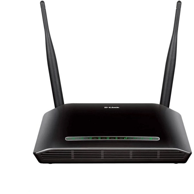 مودم D-link 2750u Wireless N 300 ADSL2+ Modem Router - مشکی ( 36 ماهه آیهان گستر)