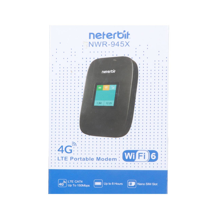 مودم همراه Neterbit 4G-LTE مدل NWR-945X - مشکی (گارانتی 18 ماه آونگ)
