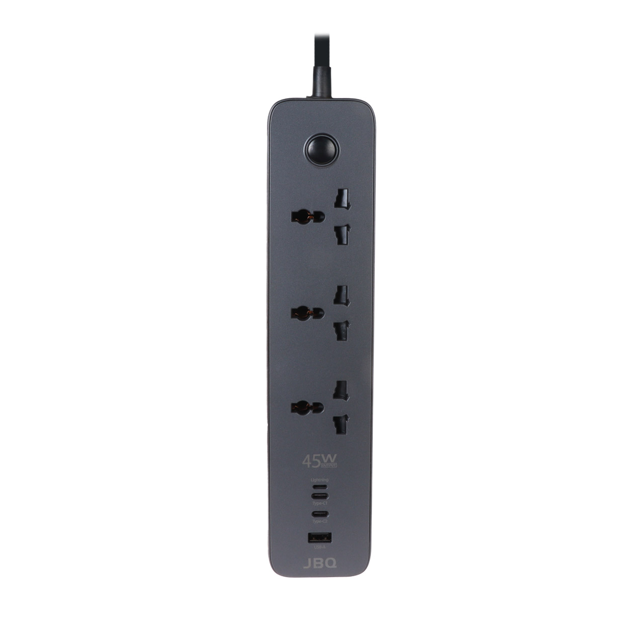 چندراهی برق JBQ مدل Multiple Security J725844 - مشکی (گارانتی یکساله رصاصی)