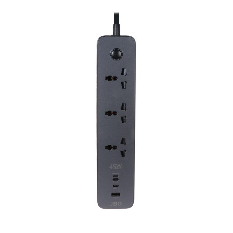 چندراهی برق JBQ مدل Multiple Security J725844 - مشکی (گارانتی یکساله رصاصی)