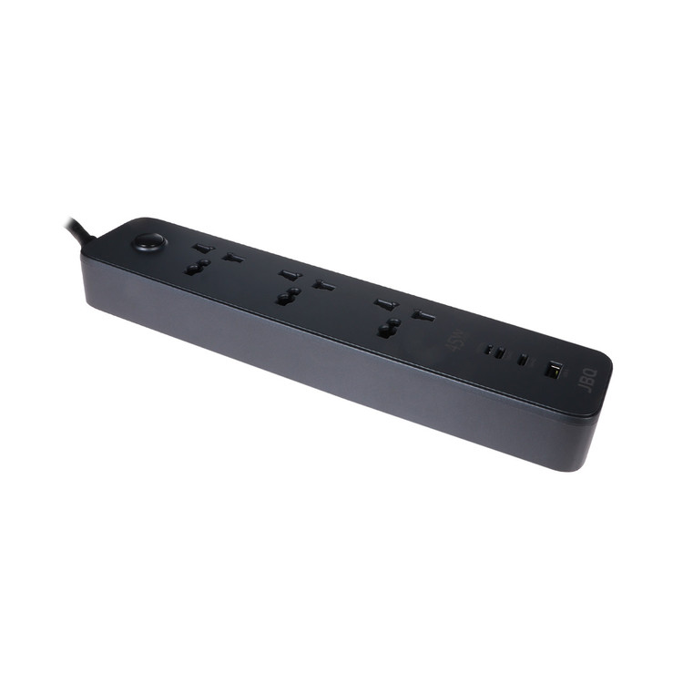 چندراهی برق JBQ مدل Multiple Security J725844 - مشکی (گارانتی یکساله رصاصی)