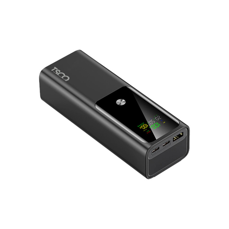 پاوربانک فست شارژ TSCO 20000mAh مدل TP 2004 100W - مشکی (گارانتی 12 ماهه TSCO)