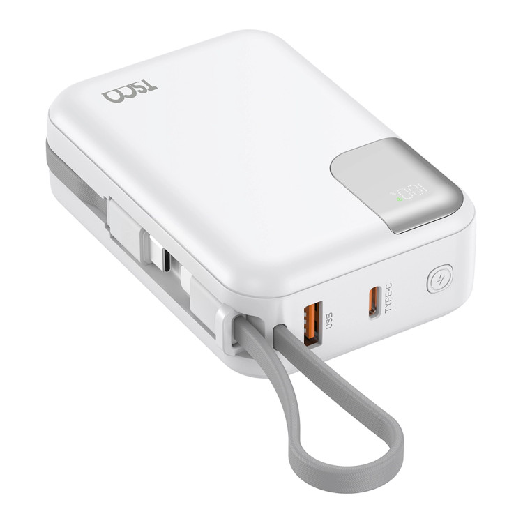 پاوربانک فست شارژ TSCO 20000mAh مدل TP 2007 22.5W - سفید (گارانتی 12 ماهه TSCO)