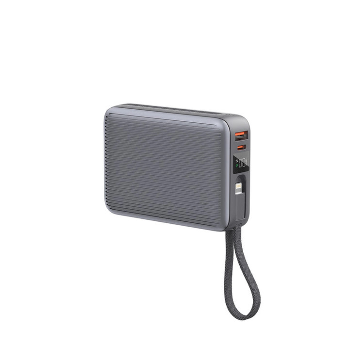 پاوربانک PD و فست شارژ Energizer 20000mAh مدل UE20086PQ 22.5W - خاکستری (گارانتی متین)
