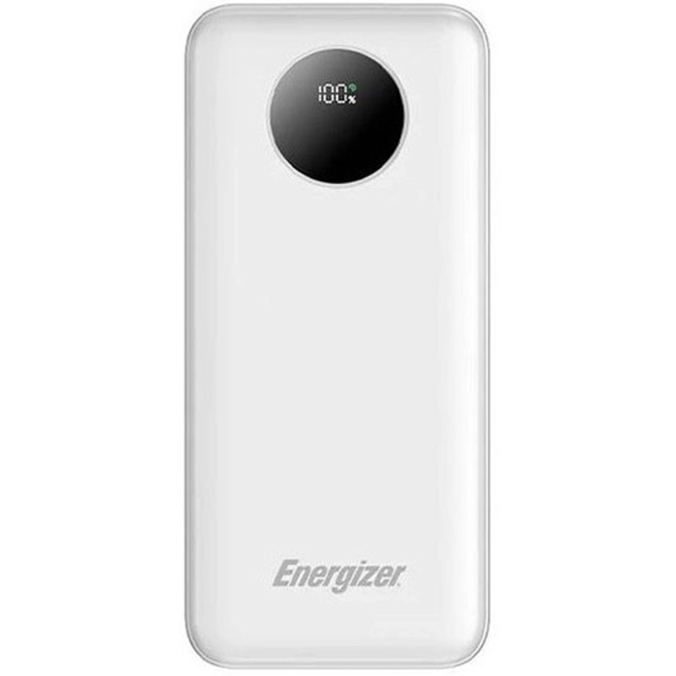 پاوربانک PD و فست شارژ Energizer 20000mAh مدل UE20090PQ 22.5W - سفید (گارانتی متین)