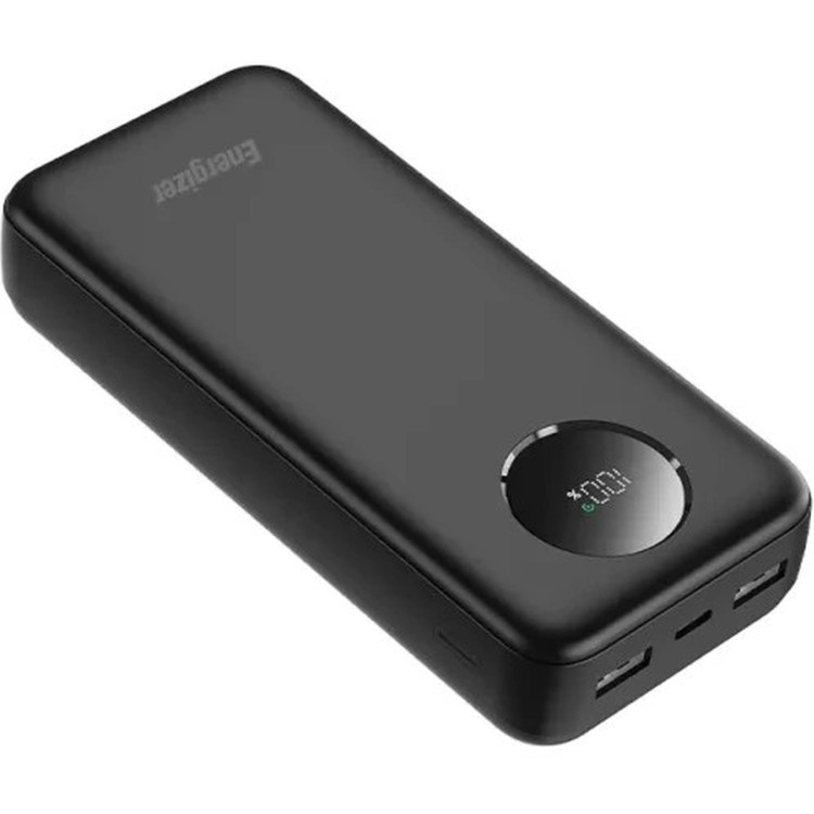 پاوربانک PD و فست شارژ Energizer 20000mAh مدل UE20090PQ 22.5W - مشکی (گارانتی متین)