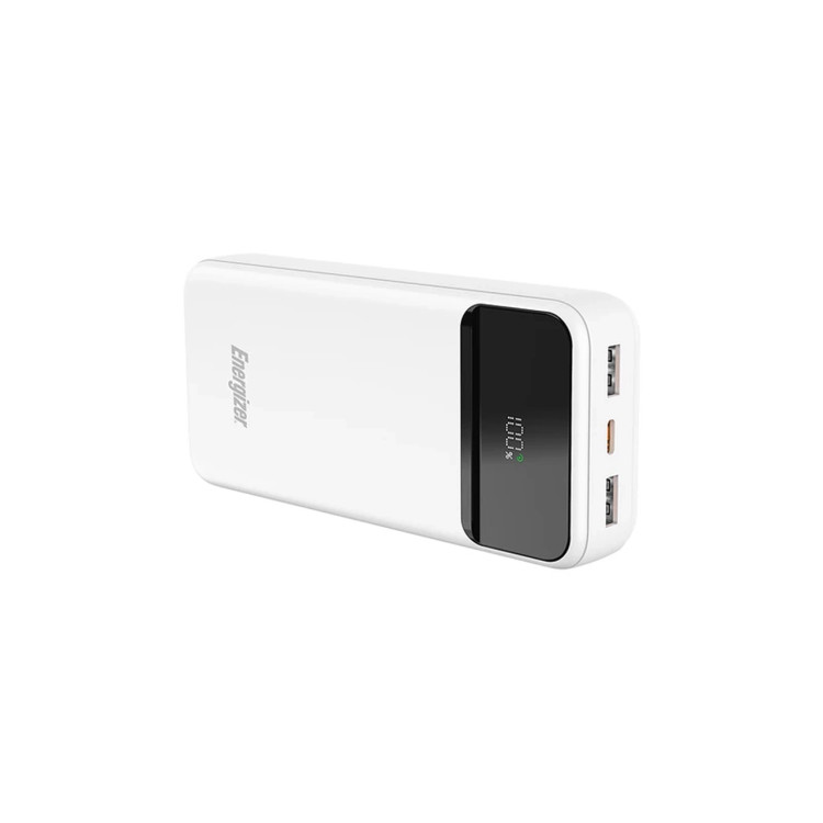 پاوربانک PD و فست شارژ Energizer 20000mAh مدل UE20089PQ 22.5W - سفید (گارانتی متین)