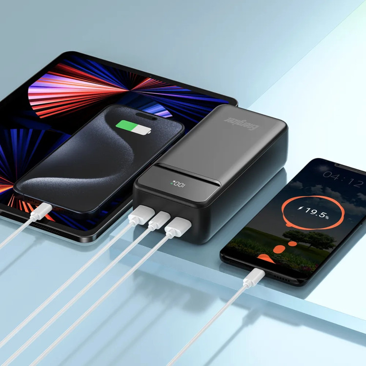 پاوربانکپاوربانک PD و فست شارژ Energizer 30000mAh مدل UE30089PQ 22.5W - مشکی (گارانتی متین)