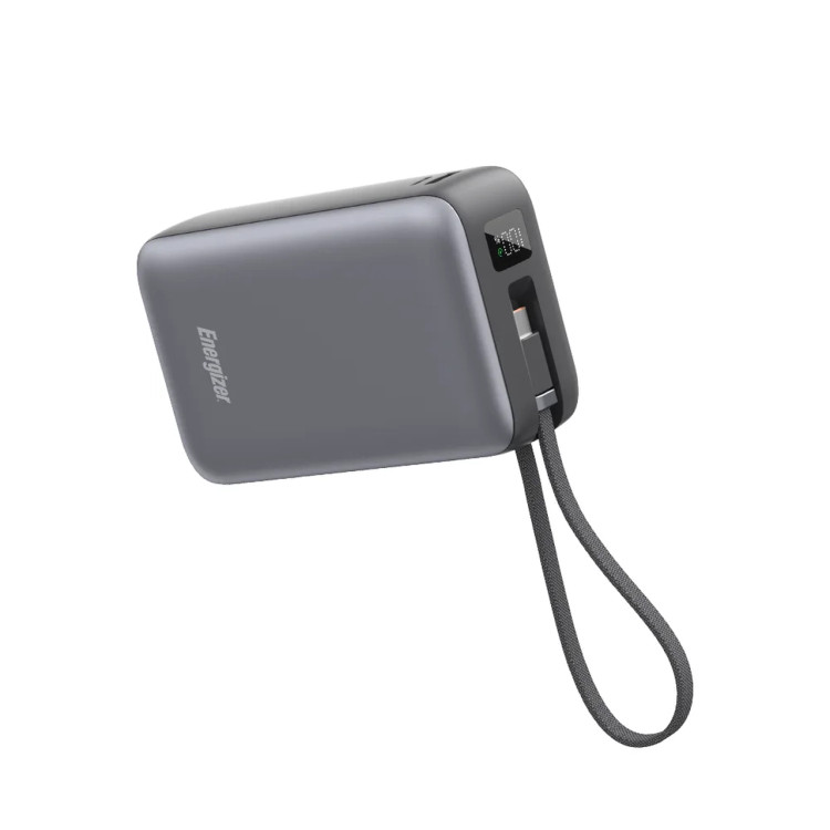 پاوربانکپاوربانک PD و فست شارژ Energizer 30000mAh مدل XP30001PD 65W - خاکستری (گارانتی متین)