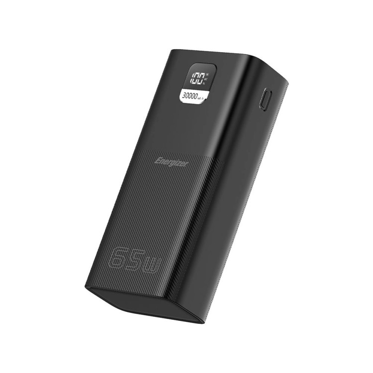 پاوربانک PD و فست شارژ Energizer 30000mAh مدل XP30000PD 65W - مشکی (گارانتی متین)