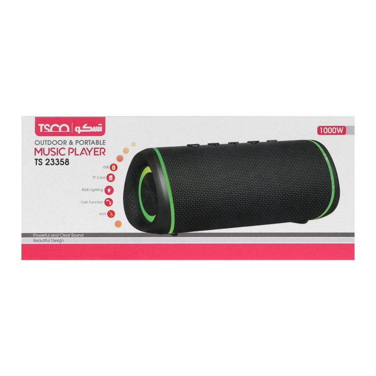 اسپیکر بی سیم 16 وات TSCO مدل TS 23358 - مشکی