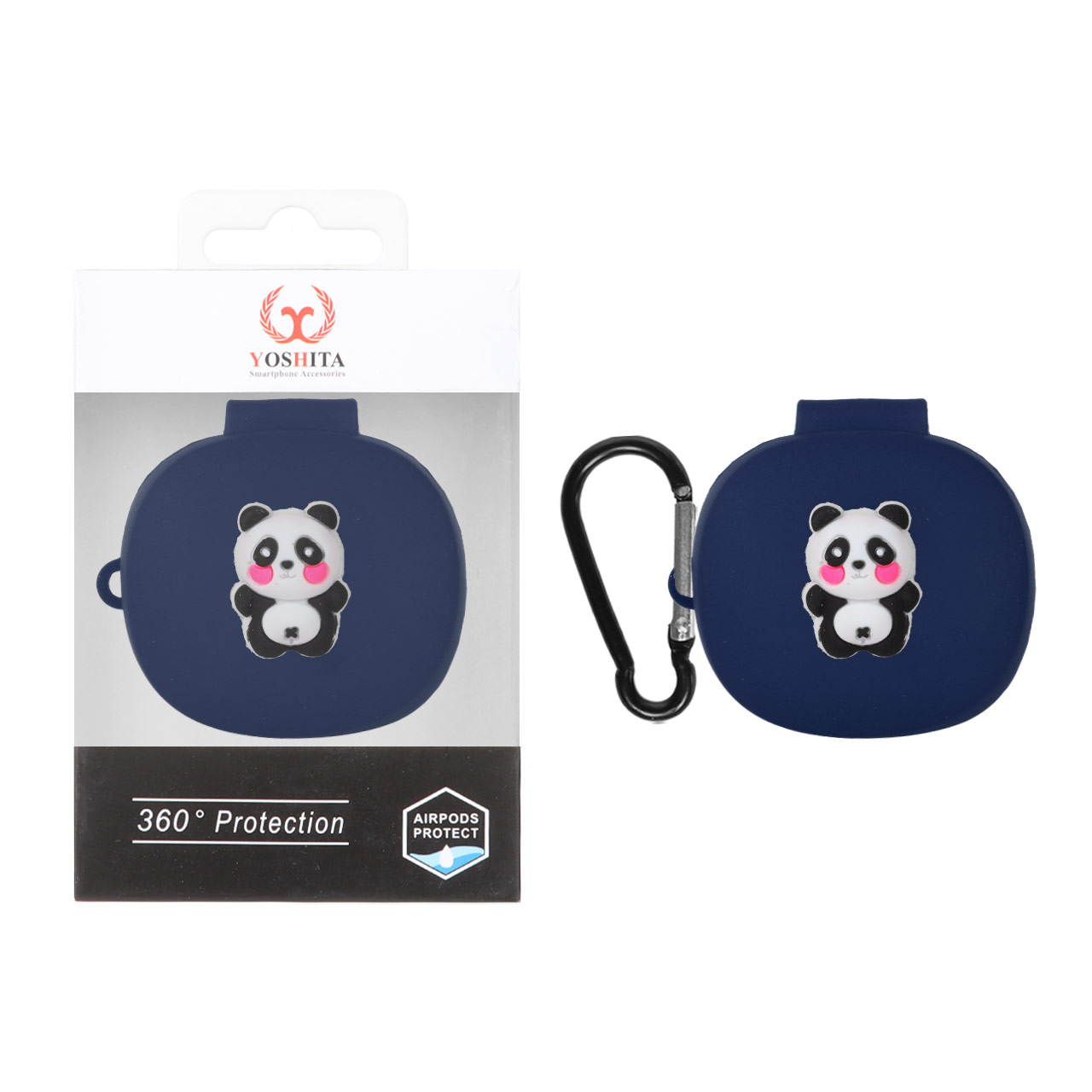 کاور ایرپاد سیلیکونی Yoshita عروسک برجسته QCY T13X - طرح 211 (پک دار)