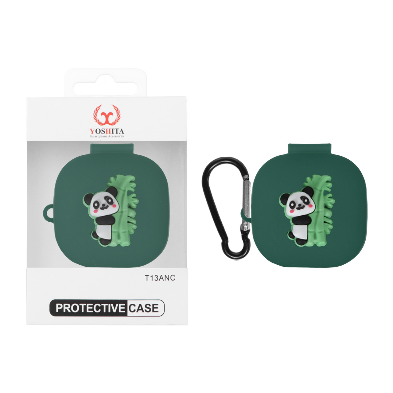 کاور ایرپاد سیلیکونی Yoshita عروسک برجسته QCY T13 ANC - طرح 97 (پک دار)