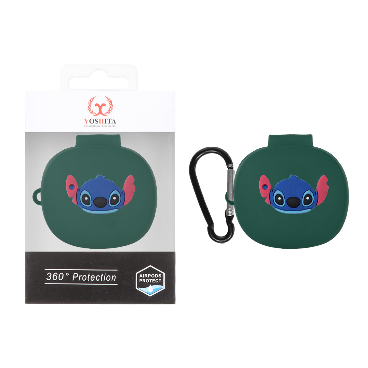 کاور ایرپاد سیلیکونی Yoshita عروسک برجسته QCY T13X - طرح 171 (پک دار)