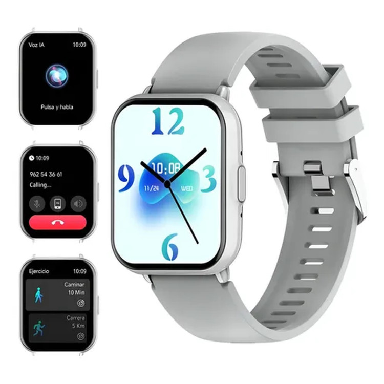 ساعت هوشمند Wiwu Smart Watch مدل SW09 - نقره ای (گارانتی شش ماهه شرکتی)