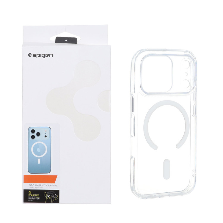 قاب Spigen اورجینال شفاف NEO HYBRID Magsafe مدل Apple iPhone 17 (پک دار)