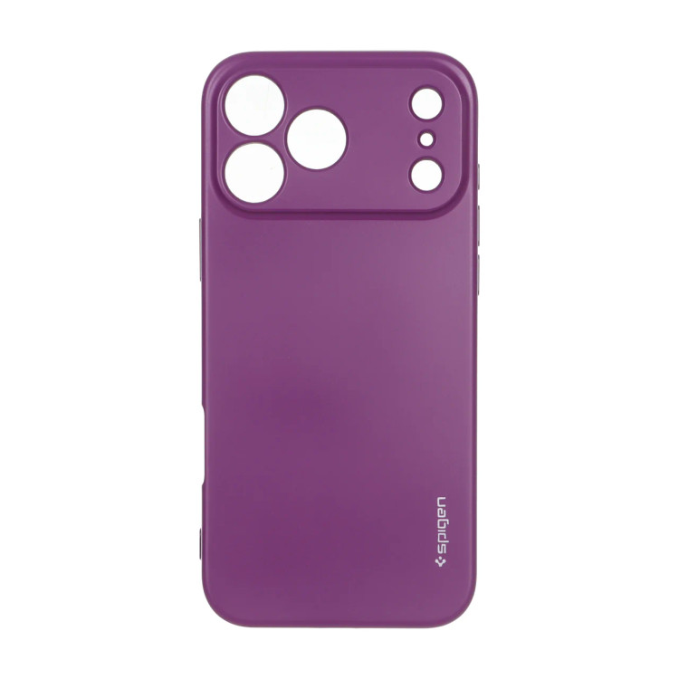 قاب سیلیکونی Spigen محافظ لنزدار Apple iPhone 17 Pro Max - ارغوانی