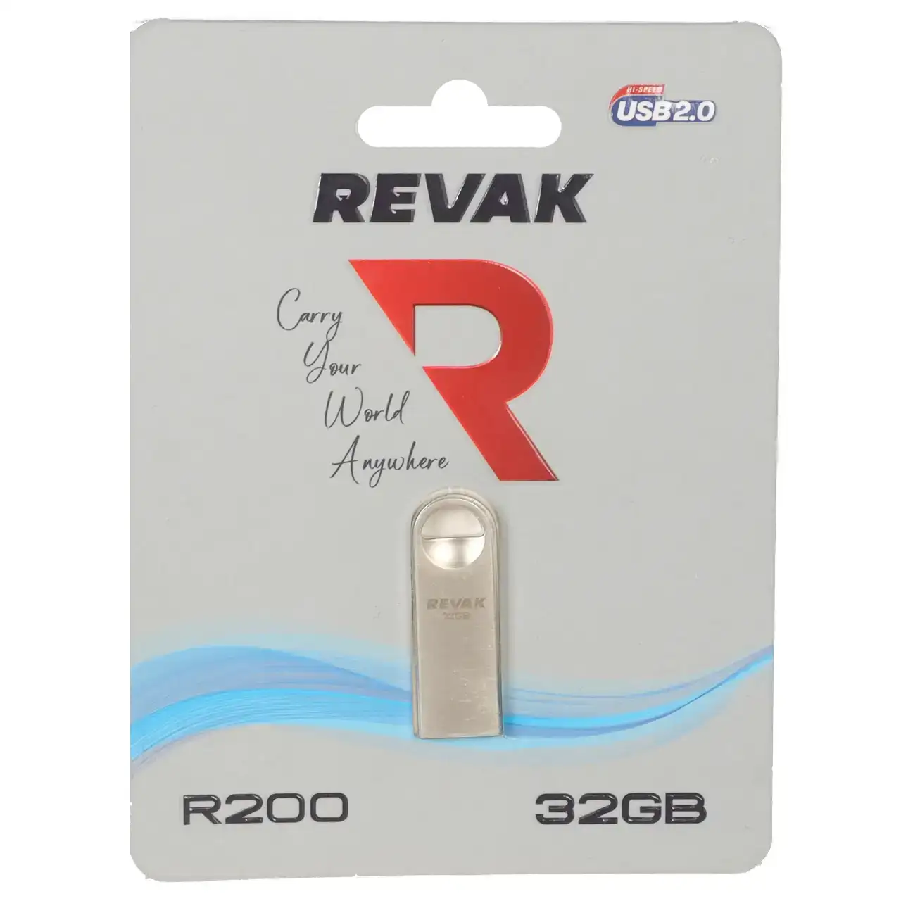 فلش مموری REVAK R200 USB2.0 Flash Memory - 32GB - نقره ای