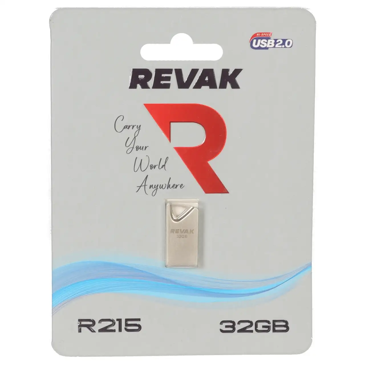 فلش مموری REVAK R215 USB2.0 Flash Memory - 32GB - نقره ای